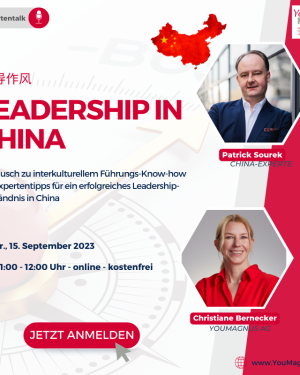 KOSTENFREIES/Free Webinar: Erfolgreiche Führung in China