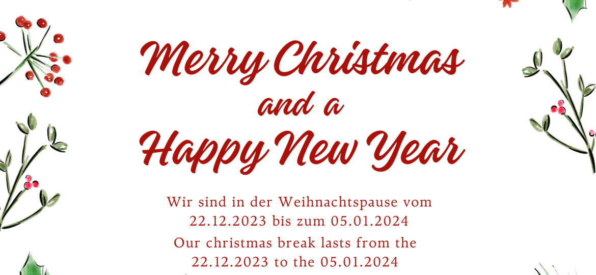 you magnus weihnachtskarte 2023- Weihnachtspause